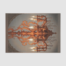 ロココフランスのシャンデリア紙5 薄葉紙