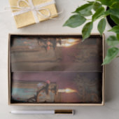 ロココフランスのシャンデリア3デクページ紙 薄葉紙 (ギフト)