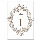 ロココフロレンチンモノクロ テーブルナンバー (裏面)