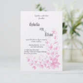 ロココフローラヴィンテージ招待状 招待状 (スタンド正面)