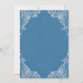 ロココブライダルシャワー招待 | ヴィンテージバロック 招待状 (裏面)