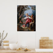 ロココブラインドマンズバフ最高傑作 ポスター (キッチン)