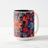 ロココブロッサム ツートーンマグカップ (正面右)