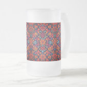 ロココブロッサム フロストグラスビールジョッキ (正面右)