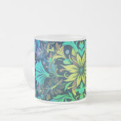 ロココブロッサム フロストグラスマグカップ (正面左)