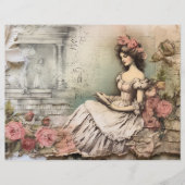 ロココプリンセススクラップブック紙 (正面)