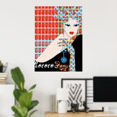 ロココポップ・アートのライブ ポスター (ホームオフィス)