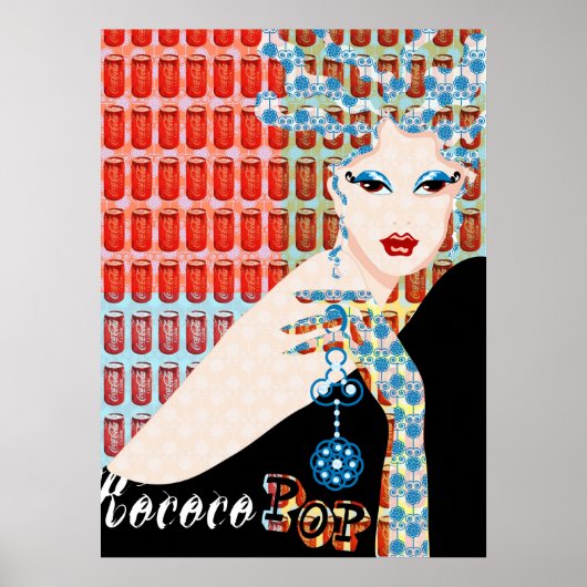 ロココポップ・アートのライブ ポスター (正面)