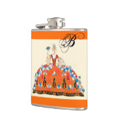 ロココレディアールデコファッション衣装モノグラム フラスク (左)