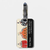 ロココレディアールデコファッション衣装モノグラム ラゲッジタグ (裏面縦)