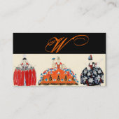 ロココレディファッション衣装デザイナーのメイクアップアーティスト 名刺 (裏面)