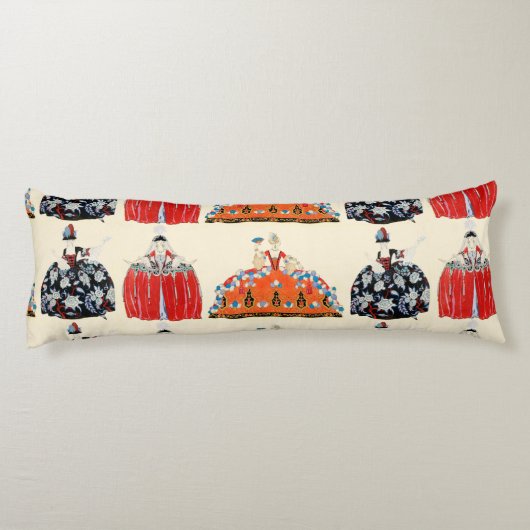 ロココレディ美しい、ファッション衣装デコ ボディピロー (裏面)