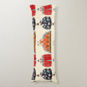 ロココレディ美しい、ファッション衣装デコ ボディピロー (正面縦)