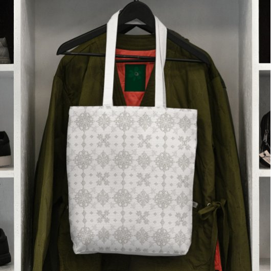 ロココレースパターン トートバッグ