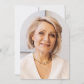 ロココヴィンテージ写真60th誕生日パーティー 招待状 (裏面)