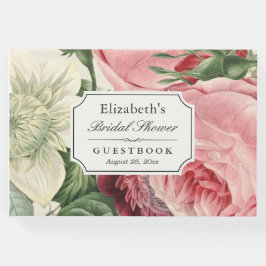 ロココヴィンテージ植物学フローラブライダルシャワー ゲストブック