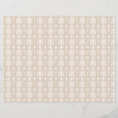 ロココ折り畳み可能な折り畳み切りスクラップブック紙 (裏面)