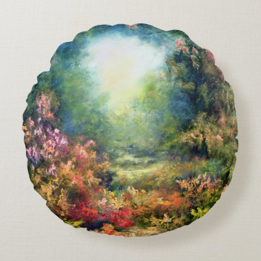 ロココ様式の歓喜1995年 ラウンドクッション (正面)