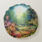 ロココ様式の歓喜1995年 ラウンドクッション (裏面)