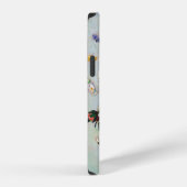 ロココ様式の花瓶の花、ポール・セザンヌ iPhoneケース (右側面)