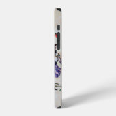 ロココ様式の花瓶の花、ポール・セザンヌ iPhoneケース (左側面)