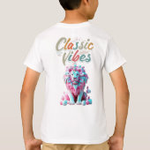 ロココ王室のパンクマーシュマロ獅子 Tシャツ (裏面)