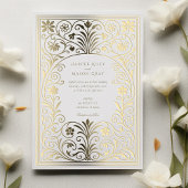 ロココ縁ど 箔招待状