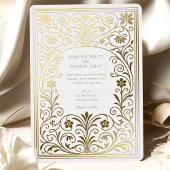 ロココ縁ど 箔招待状