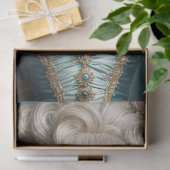 ロココ美しいデクページ紙 – プコートガウン 薄葉紙 (ギフト)