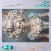 ロココ美しいデクページ紙 – プコートガウン 薄葉紙 (クラフト)