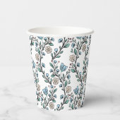 ロココ調の模様 紙コップ (裏面)