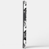 ロココ調ダマスク柄 グレー ブラック ホワイト Case-Mate iPhoneケース (裏面 / 右)