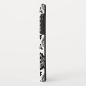 ロココ調ダマスク柄 グレー ブラック ホワイト Case-Mate iPhoneケース (裏面/左)