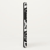 ロココ ダマスク柄 グレー ブラック ホワイト Case-Mate iPhoneケース (裏面/右)