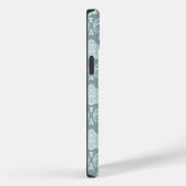 ロココ ダマスク柄 ダックエッグブルー+ターコイズブルー Case-Mate iPhoneケース (裏面 / 右)