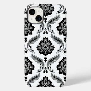 ロココ ダマスク模様 グレー ブラック ホワイト Case-Mate iPhone 14 PLUSケース