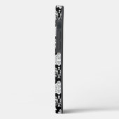 ロココ ダマスク模様 ブラックホワイト Case-Mate iPhoneケース (裏面 / 左)