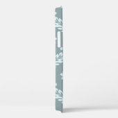 ロココ ダマスク アート ダックエッグブルー+ターコイズブルー Case-Mate iPhoneケース (裏面 / 右)