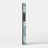 ロココ ダマスク アート ダックエッグブルー+ターコイズブルー Case-Mate iPhoneケース (裏面 / 右)