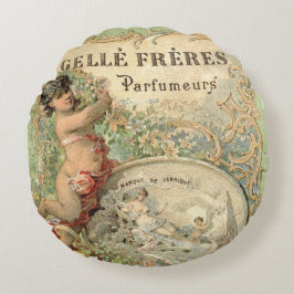 ロコシャビーシックなデコール装飾用クッションパルフメール ラウンドクッション