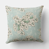 ロコシャビーシックデコール装飾用クッションスクエア クッション (裏面)