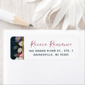 ロコダマスク&エレガントフローラ差出人住所 ラベル (インサイチュ)