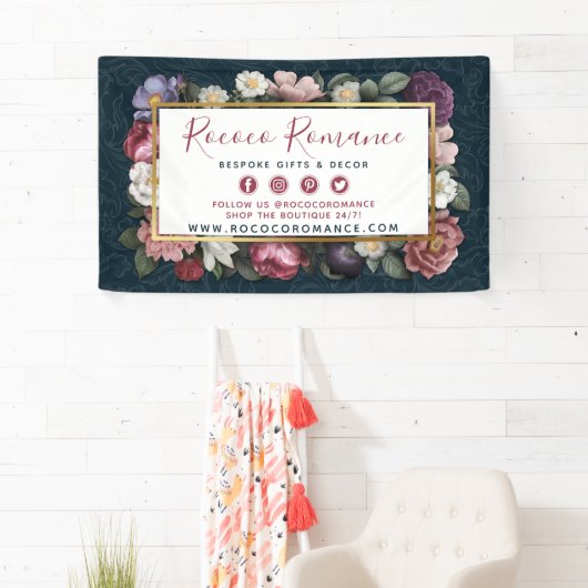 ロコダマスク&エレガントフローラ広告のディスプレイ 横断幕 (インサイチュ)