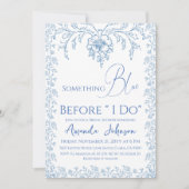 ロコトワルドジュイブルーフローラブライダルシャワー 招待状 (正面)