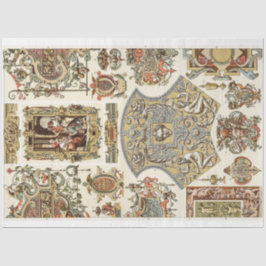 ロコバロックスタイル装飾デコページ紙 薄葉紙