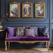 ロコメアリーアントイネットバ鮮やかロックポートレート 薄葉紙