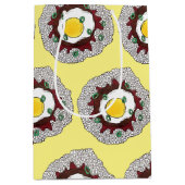 ロコモコハワイアン料理飯ハンバーグ卵 ミディアムペーパーバッグ (正面)