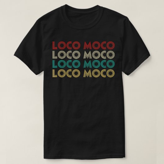 ロコモコ恋人 Tシャツ (デザイン正面)
