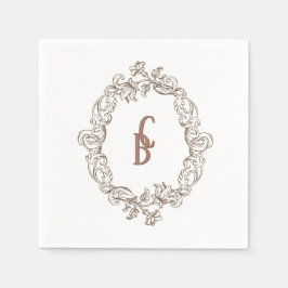 ロコモチャフロレンティーヌモノクロムース スタンダードカクテルナプキン