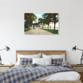 ロコモビルを見せるシーサイドパークドライブビュー キャンバスプリント (インサイチュ (寝室))